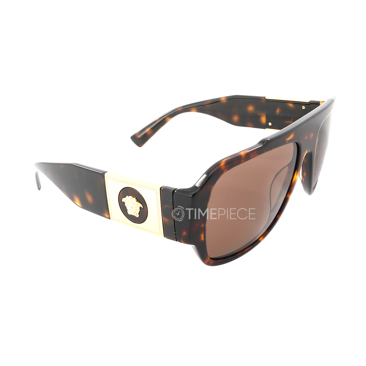 Versace Dark Brown Pilot Mens Sunglasses VE4436U 108/73 57