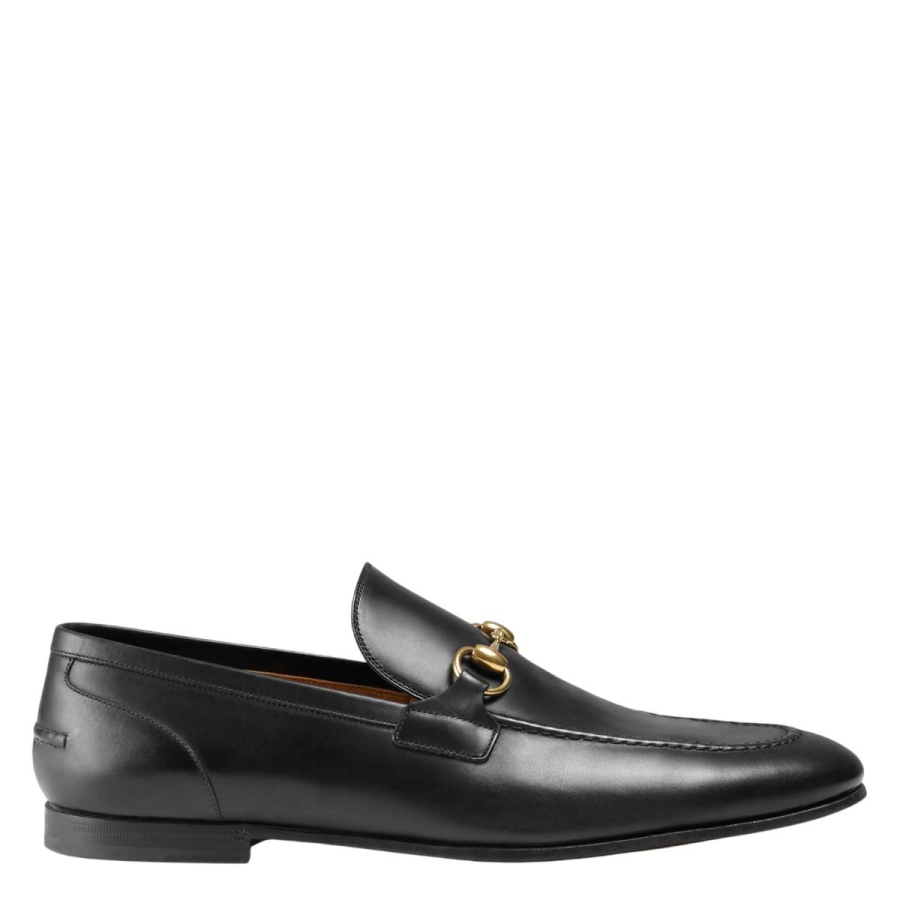 Gucci Jordaan Leather Loafer in Black