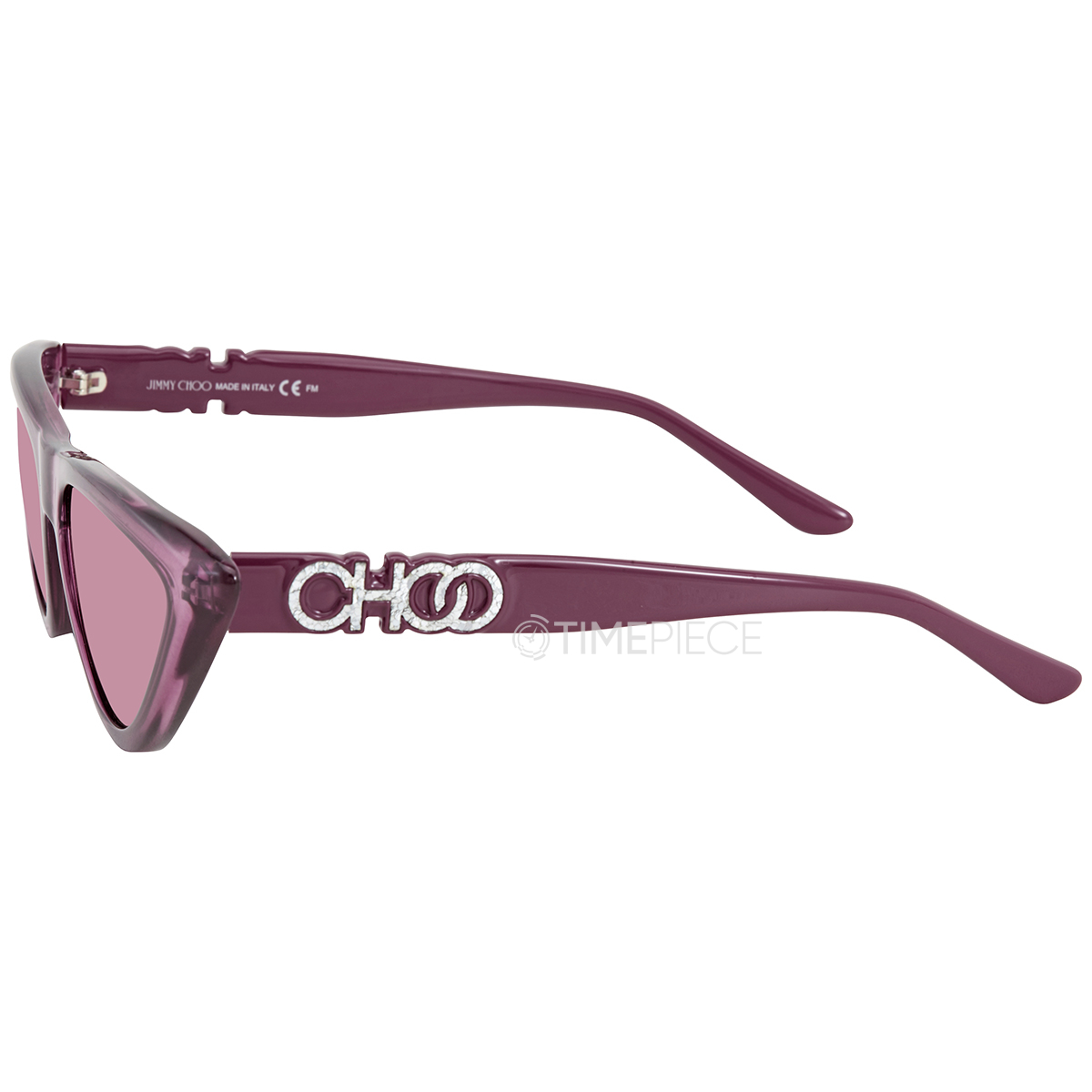 Jimmy Choo Ladies Pink Cat Eye Sunglasses SPARKS/G/S 8CQ 55