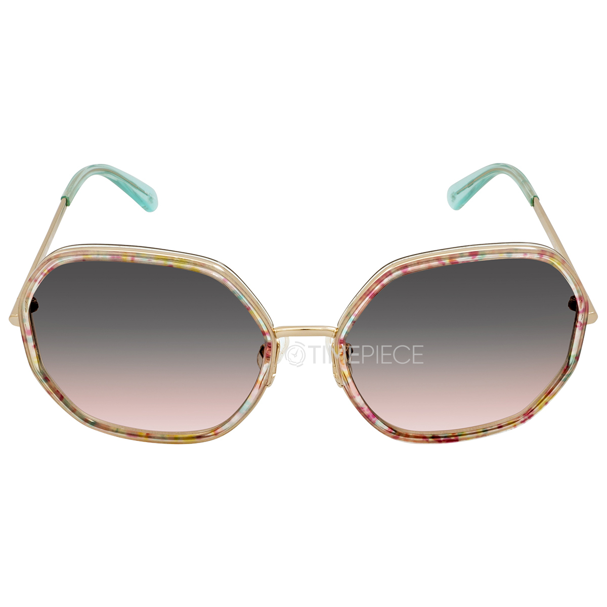 Kate Spade Grey Pink Gradient Geometric Ladies Sunglasses NICOLA/G/S  0PSX/FF 58