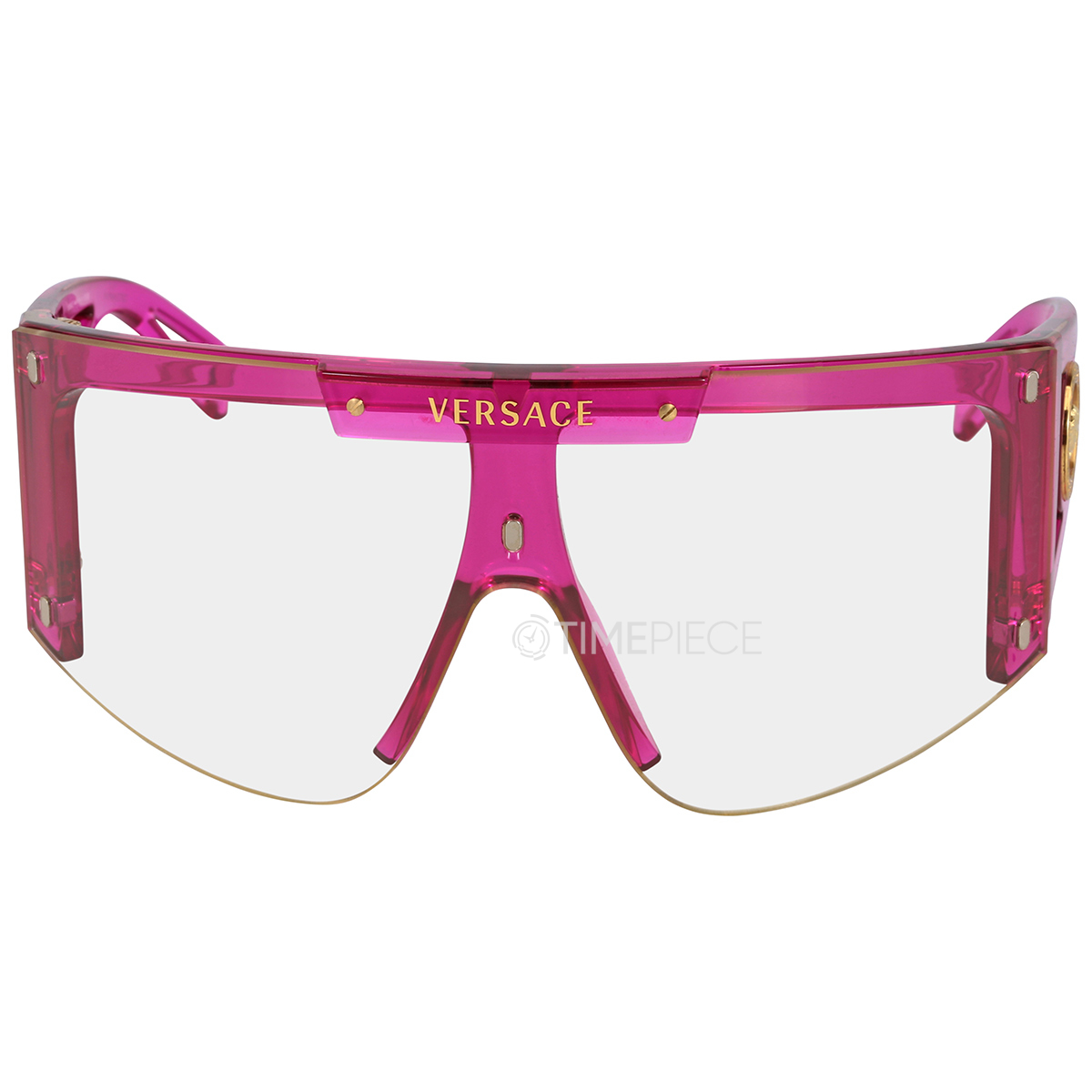 Versace Clear Oversized Ladies Sunglasses VE4393 53341W 46