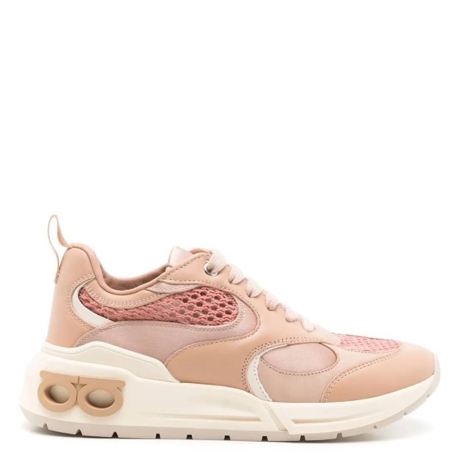 Ferragamo Cosma Gancini Panelled Sneakers