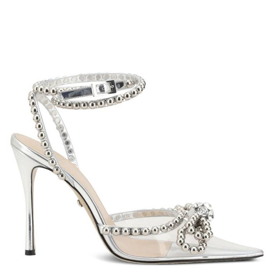Mach & Mach Double Bow Embellished Pumps