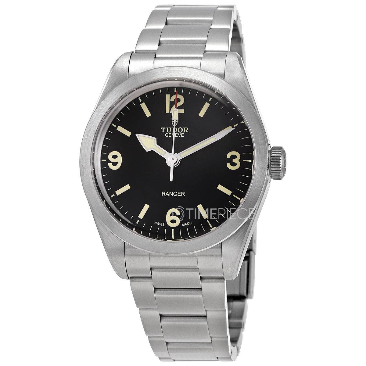 Tudor Ranger Automatic Black Dial Mens Stainless Steel Watch M799500001