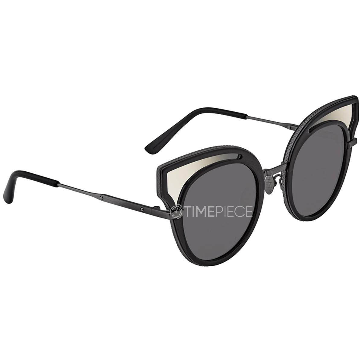 Bottega Veneta Green Round Ladies Sunglasses BV0246S 004 57