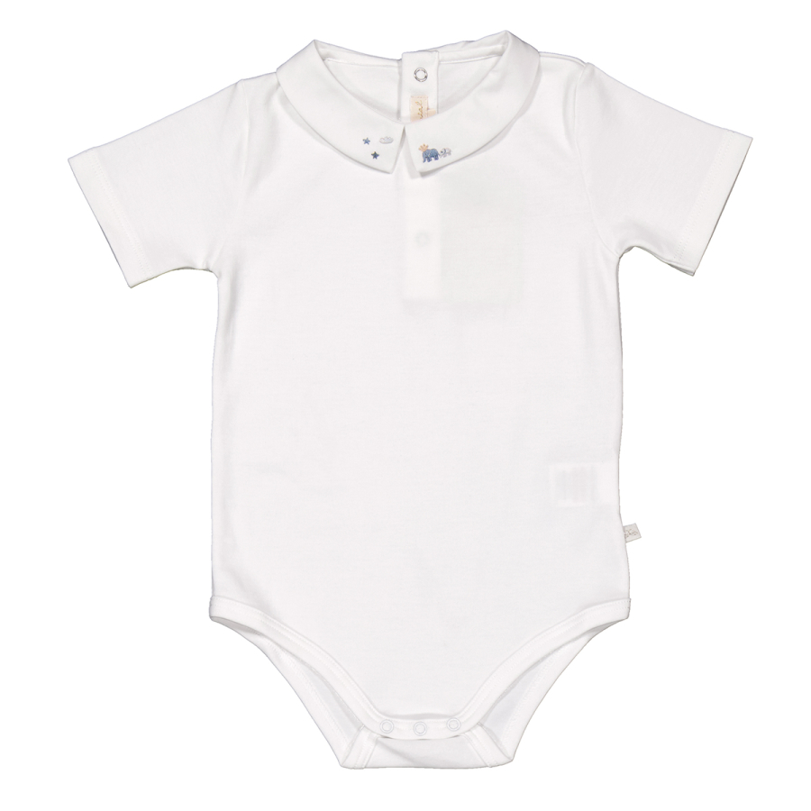 Marie Chantal Toddler Short-Sleeve Onesie