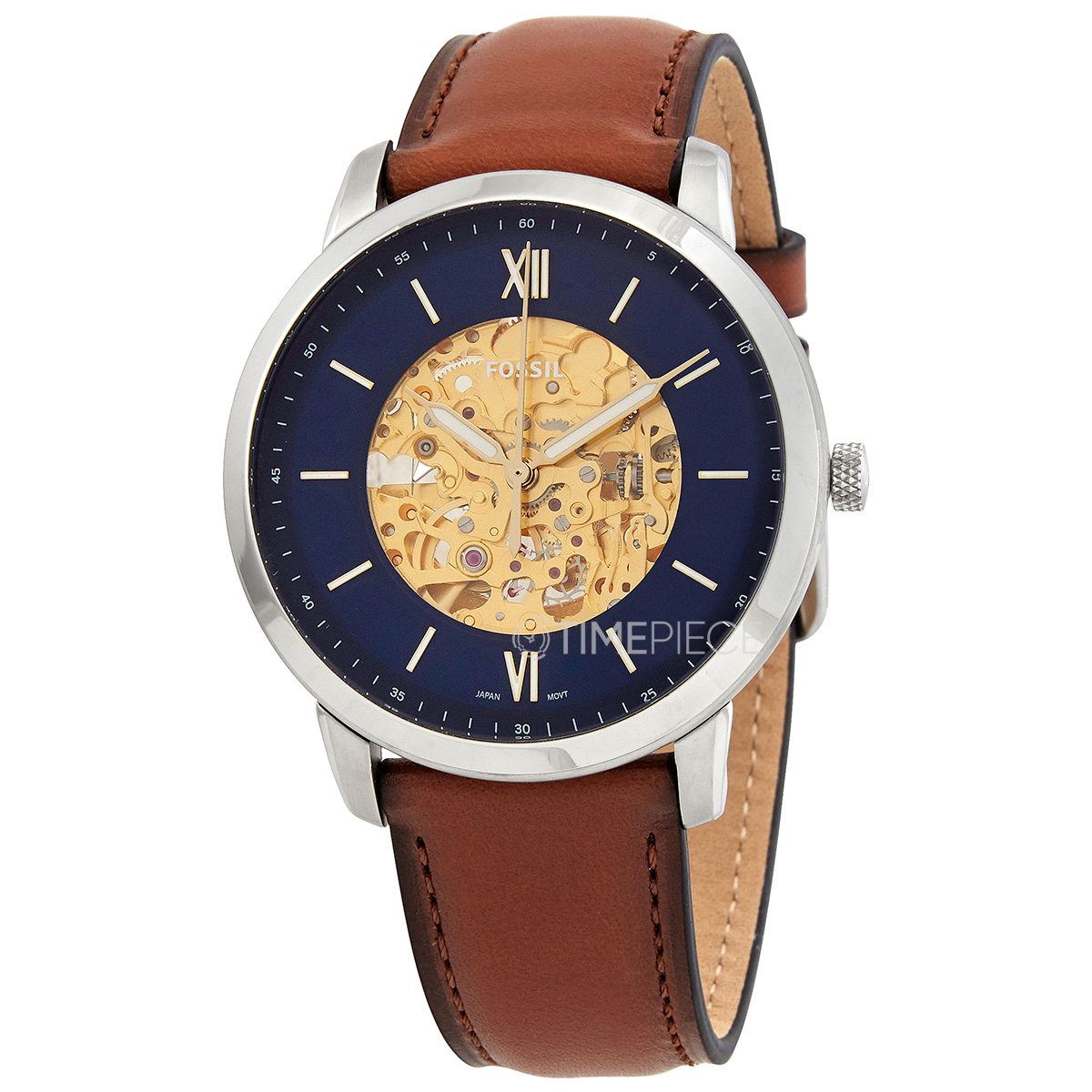 Fossil Neutra Auto Automatic Blue Dial Mens Watch ME3160