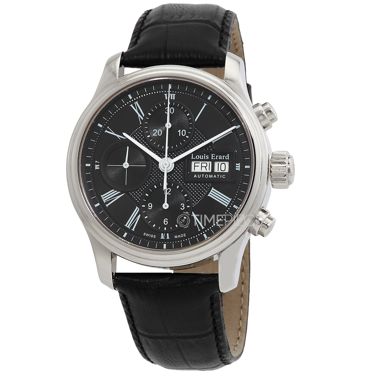 Louis Erard Heritage Mens Automatic Watch 69101se02.bma19 In Black