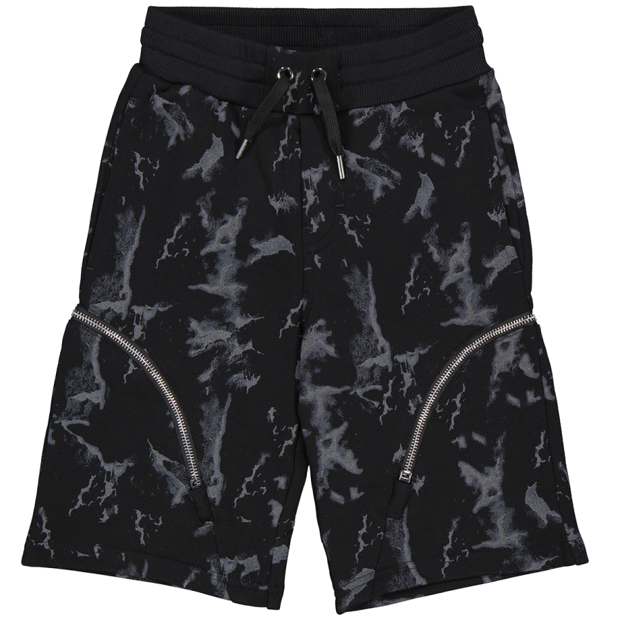 Givenchy Kids Zip Detail Camouflage Bermuda Shorts