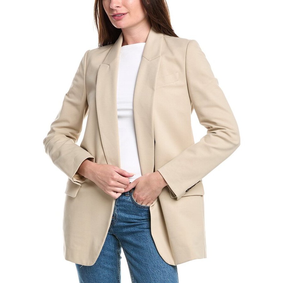 Brunello Cucinelli Beige Tailored Deconstructed Blazer