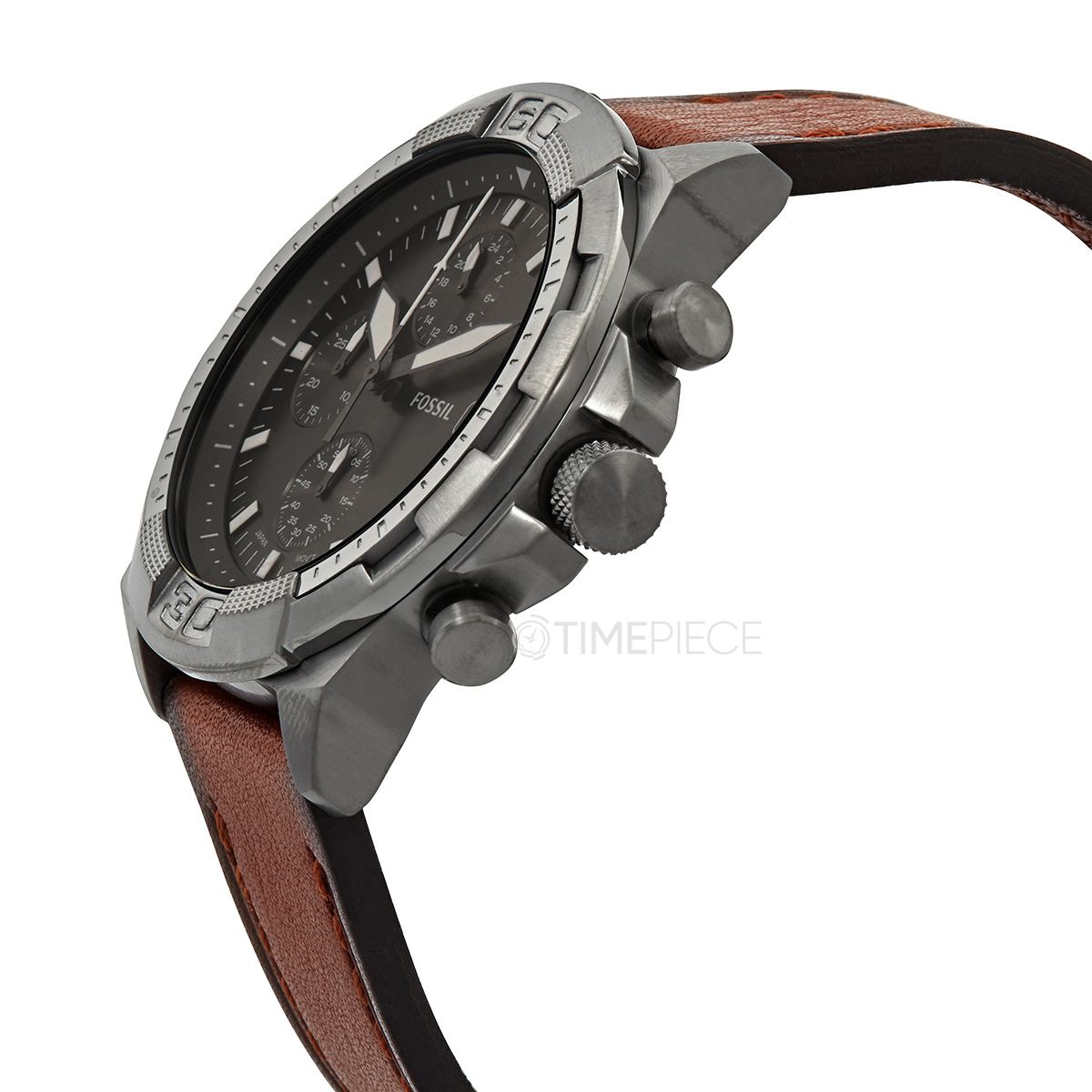 Fossil Bronson Chronograph Quartz Grey Dial Mens Watch FS5855