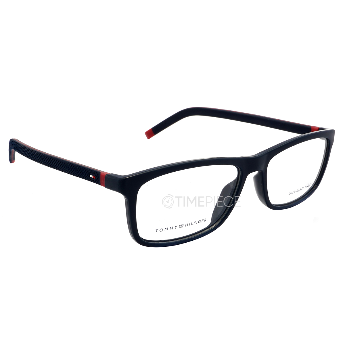 Tommy Hilfiger Demo Rectangular Mens Eyeglasses Th 1741 0wir 52