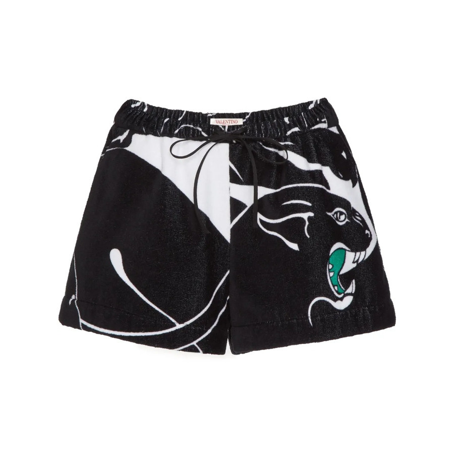 Valentino Garavani Panther Terry Shorts