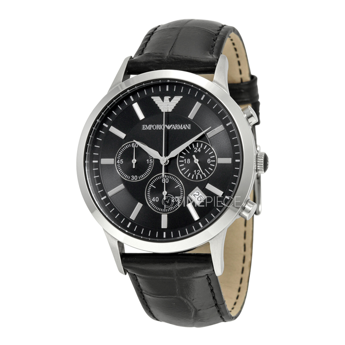 Emporio Armani Chronograph Black Dial Mens Watch AR2447