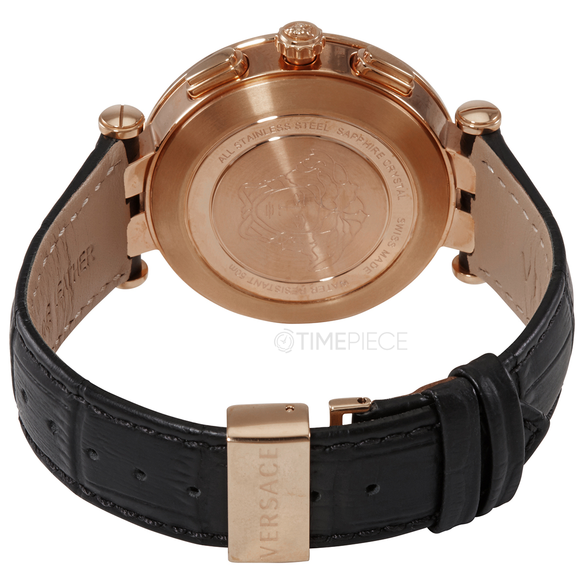 Versace Watch Men’s Watch Reve Rose Gold Water Resistant Swiss Made