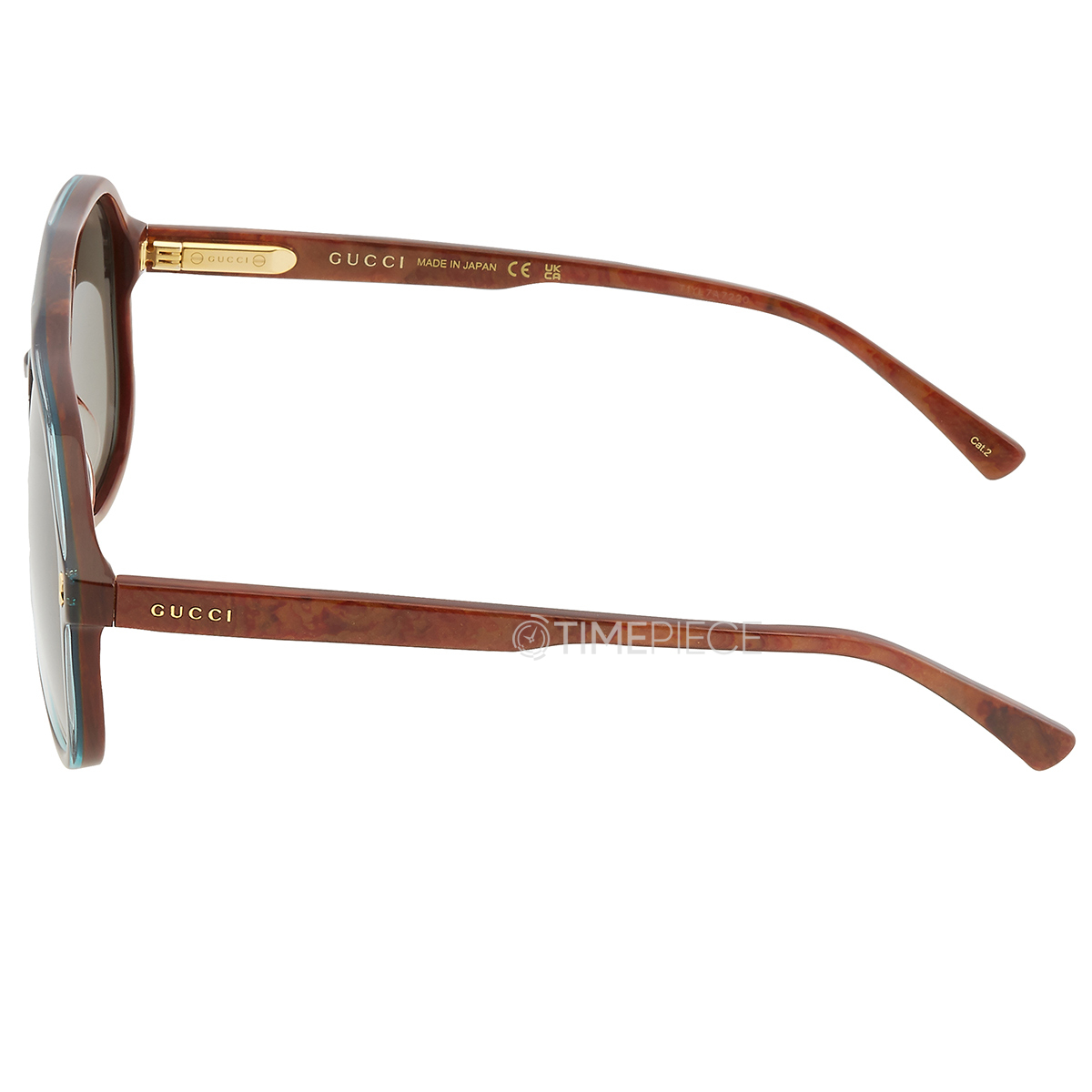 Gucci Grey Navigator Mens Sunglasses GG1042S 003 60