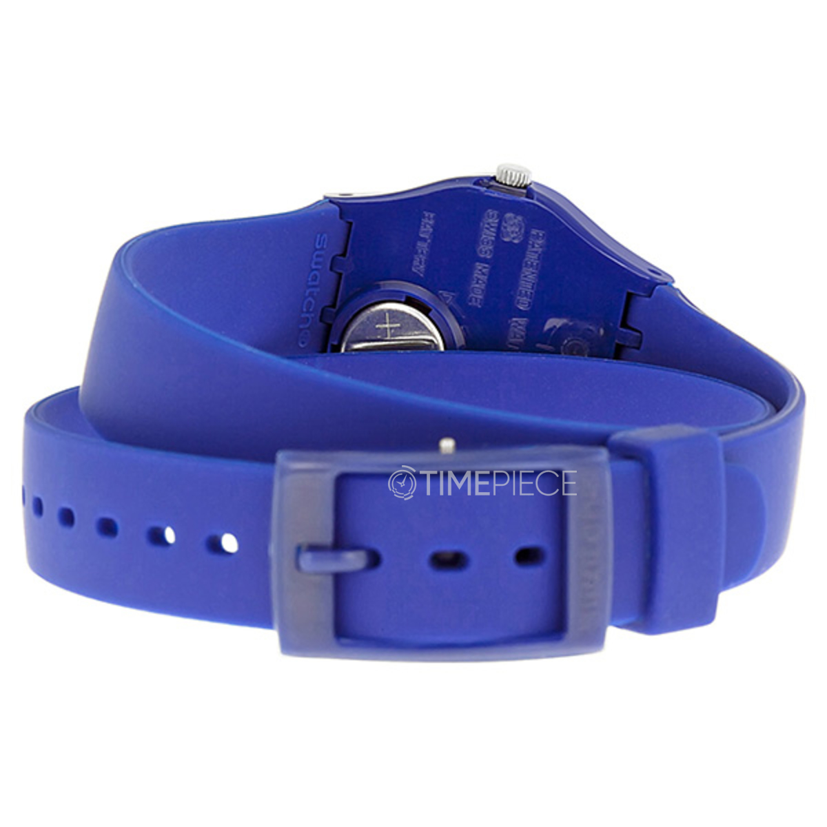 Swatch Originals Blueberry Girl Blue Dial Silicone Ladies Watch LN148