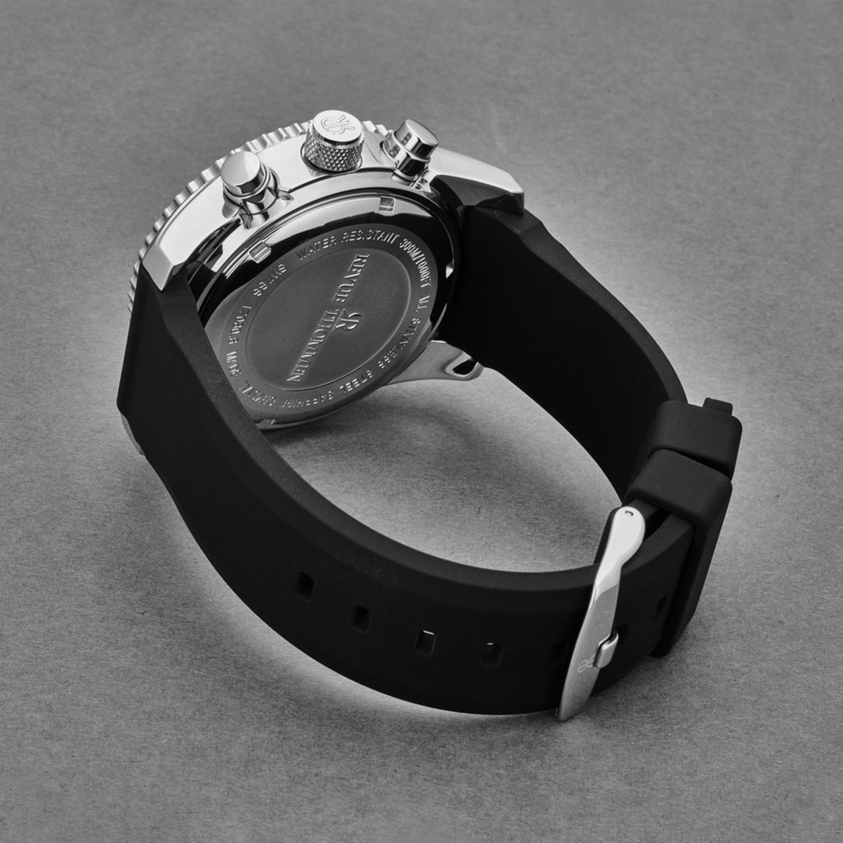 Revue Thommen Diver Chronograph Automatic Blue Dial Mens Watch