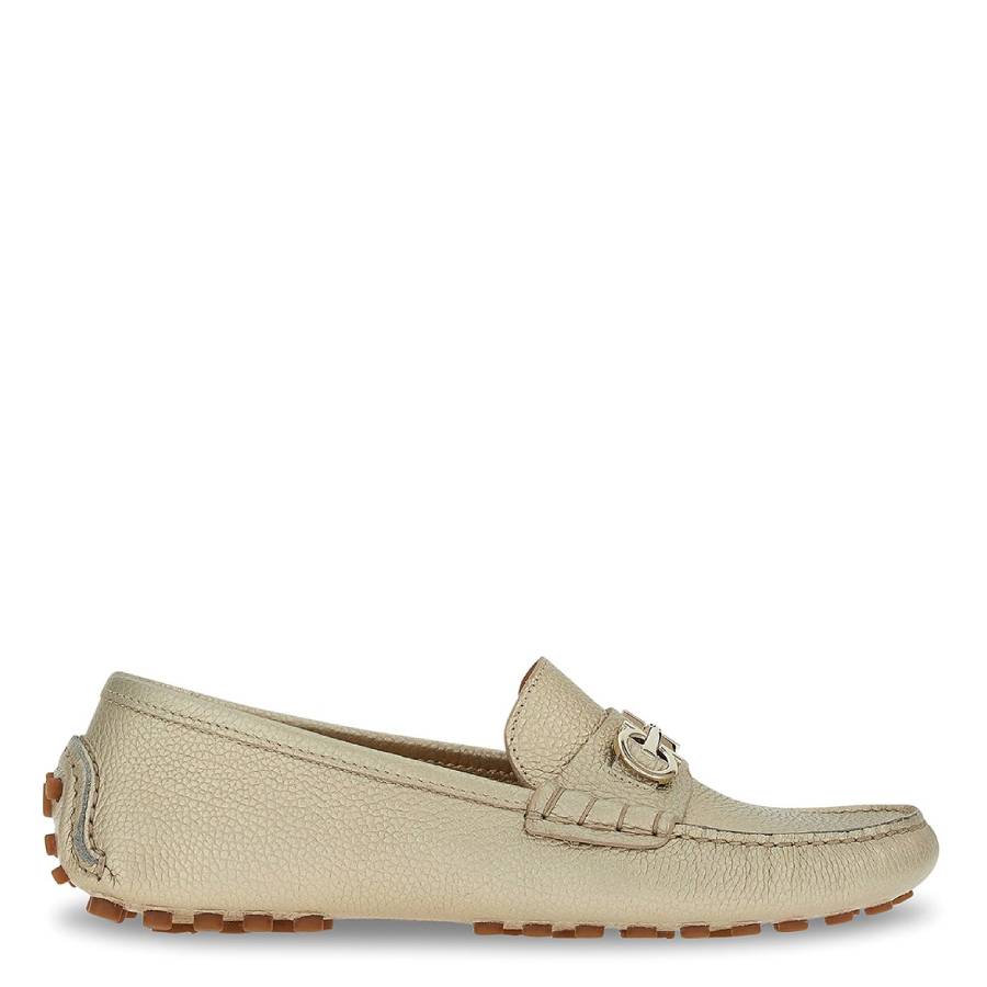 Ferragamo Double Gancini Loafers, Size 9.5 C
