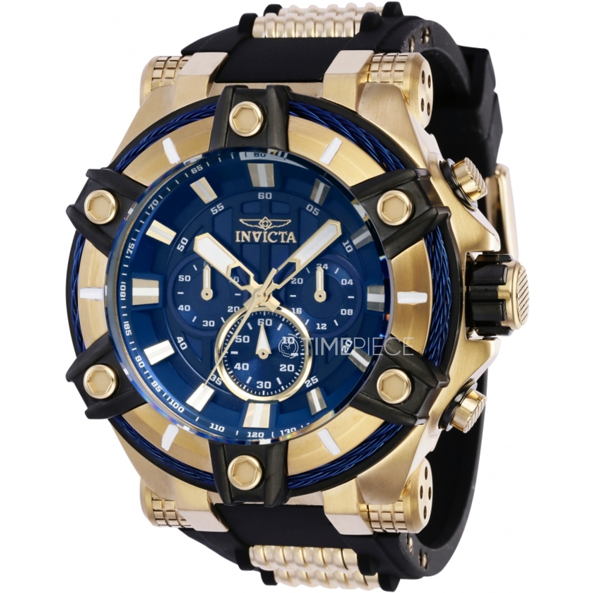 Invicta Bolt Chronograph Quartz Blue Dial Mens Watch 39187