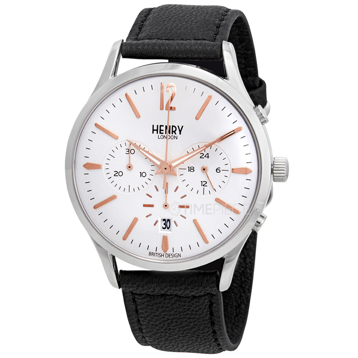 Henry Stainless Steel Black Dial Watch, Watches