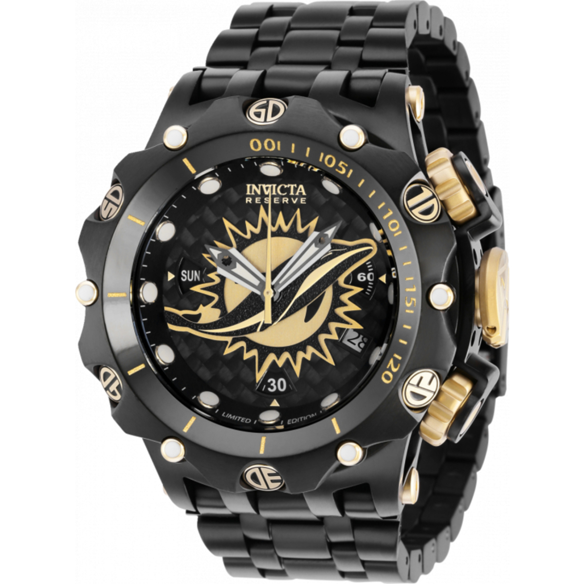 Invicta NFL Miami Dolphins Chronograph Quartz Mens Watch 36170