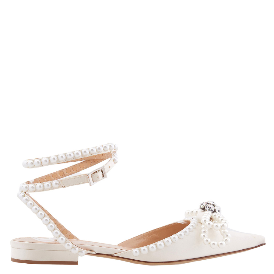 Mach & Mach Pointed Toe Ballet Flats