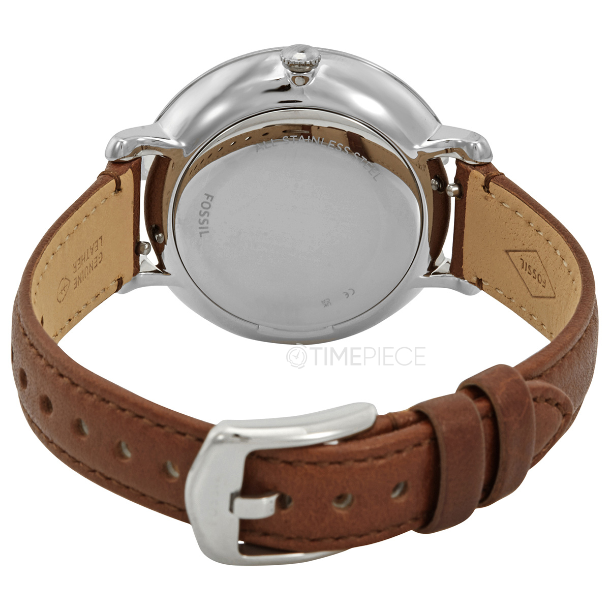 Fossil Jacqueline Solar Powered White Mother of Pearl Dial Ladies Watch