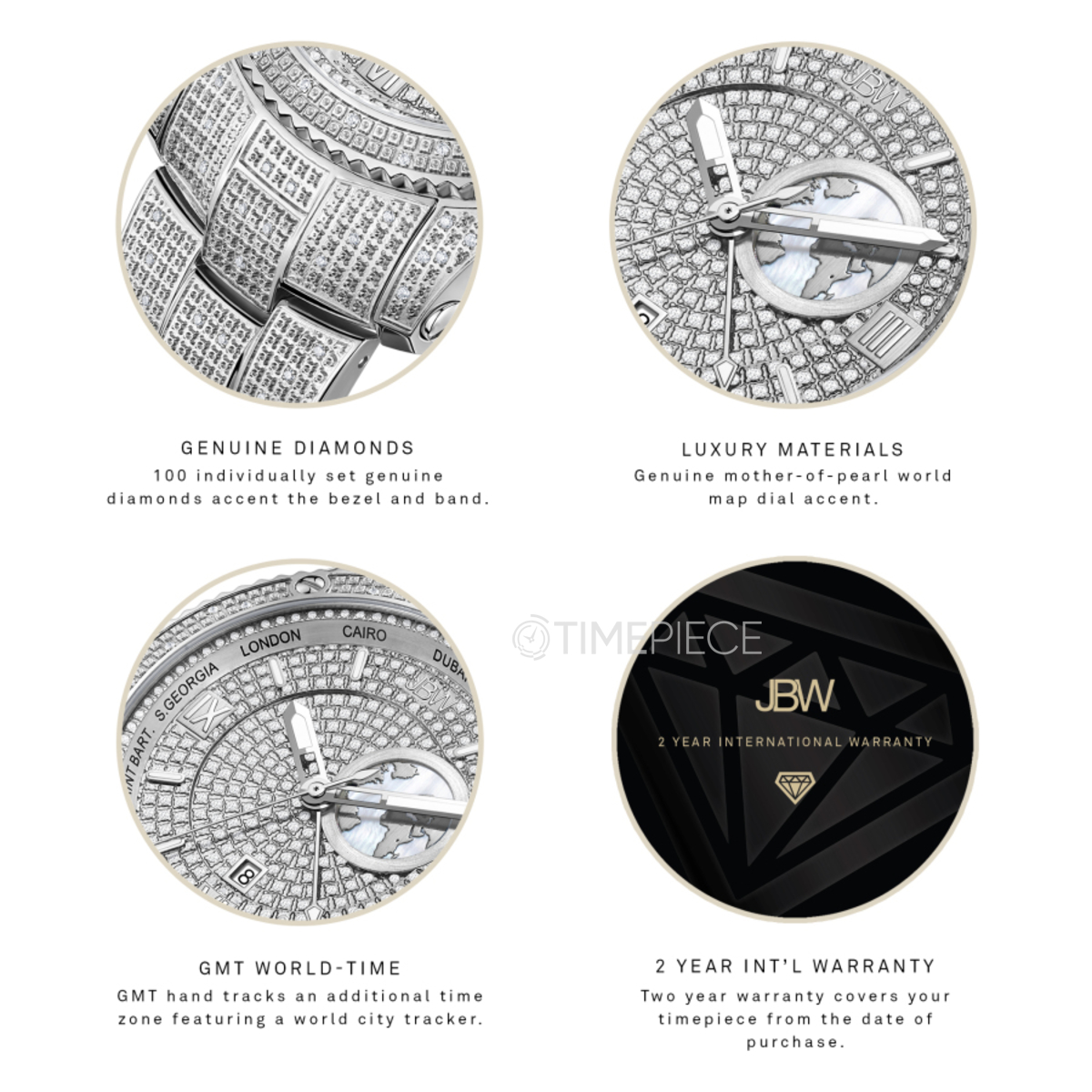 JBW Men's Diamond Accent Watches