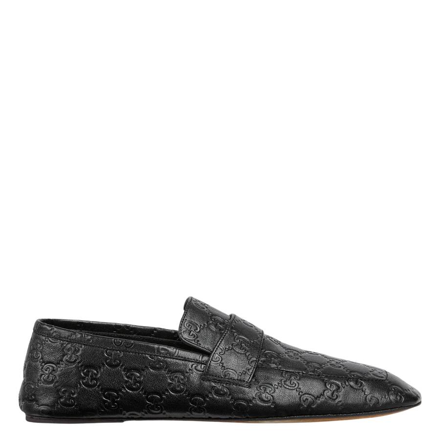 Gucci Ragazzo Loafers In Embossed GG Leather