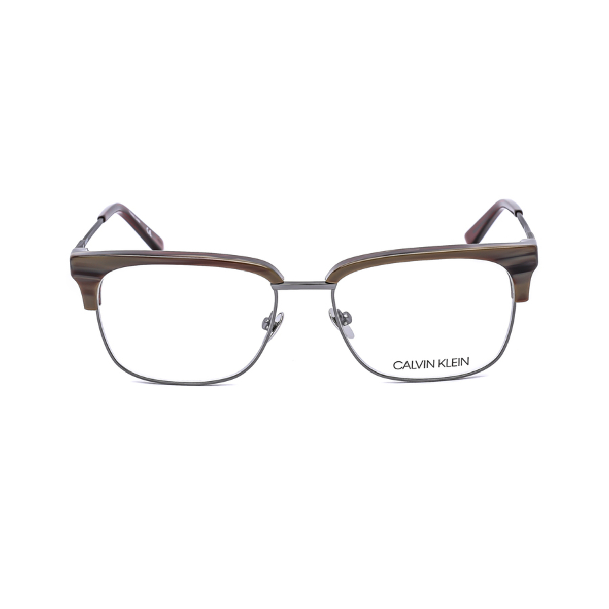 Calvin Klein Mens Brown Rectangular Eyeglass Frames CK1812420952