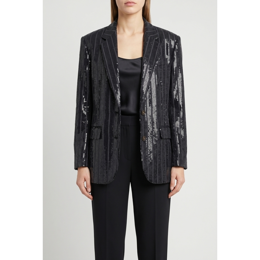 Brunello Cucinelli Black Oversized Blazer