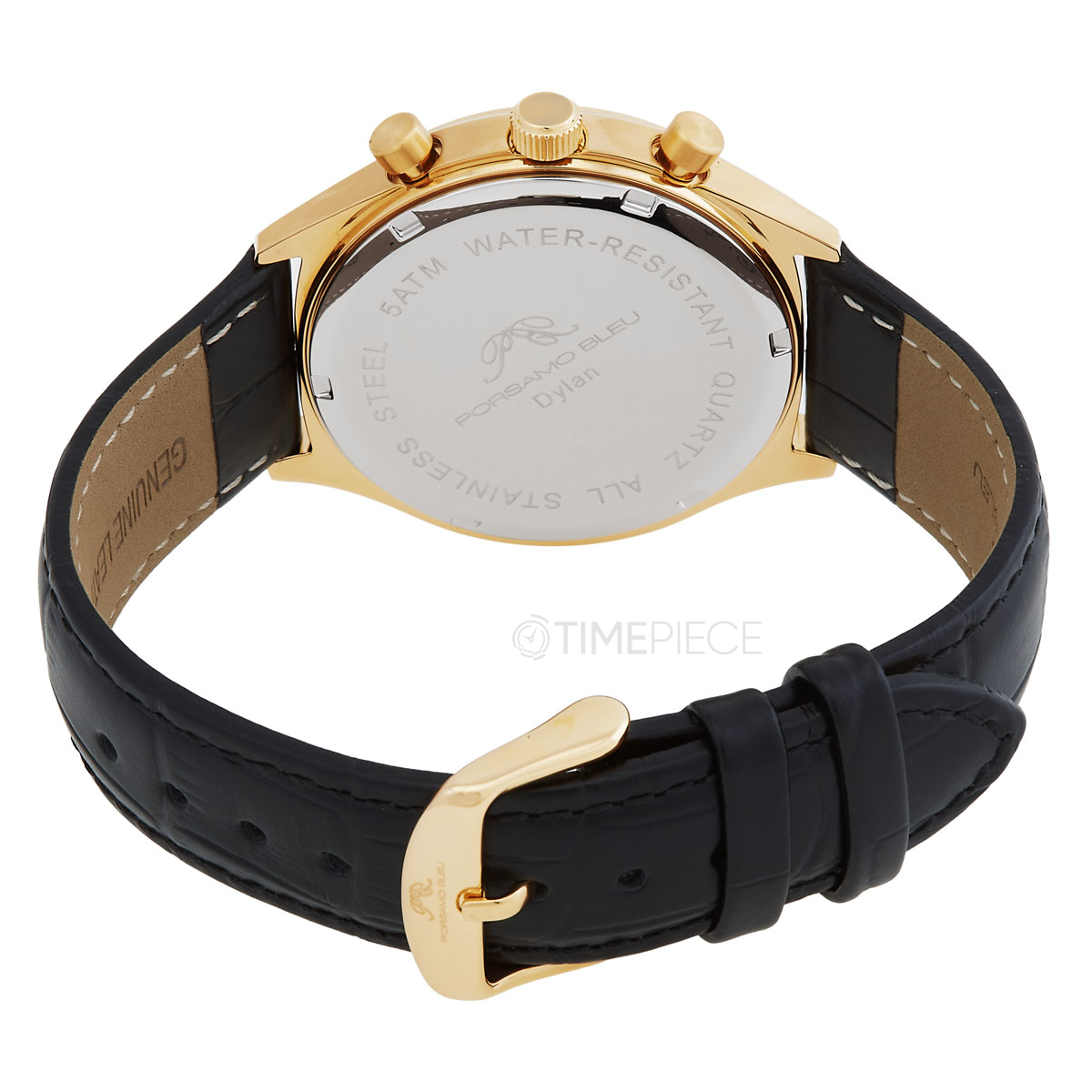 Porsamo Bleu Dylan GMT Quartz Black Dial Mens Watch 872BDYL