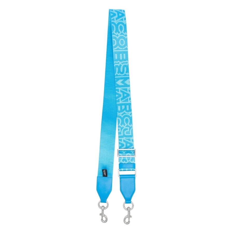 MARC JACOBS Marc Jacobs The Monogram Utility Webbing Strap in Pool Multi