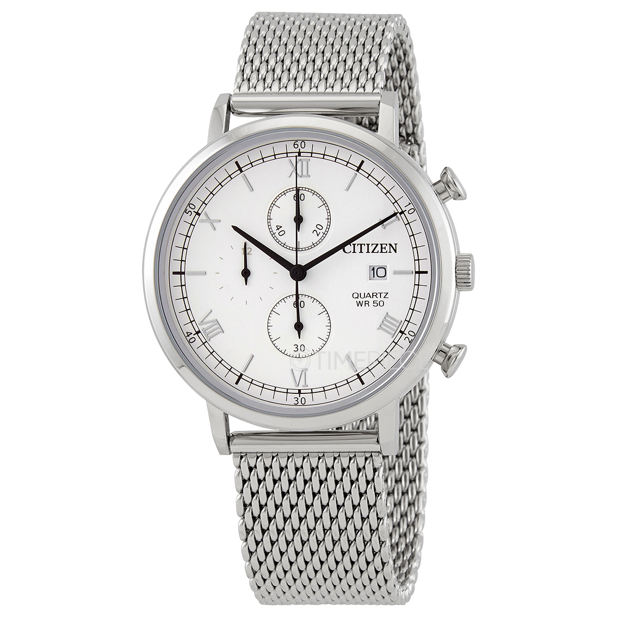 Citizen Chronograph Quartz White Dial Mens Watch AN3610-80A