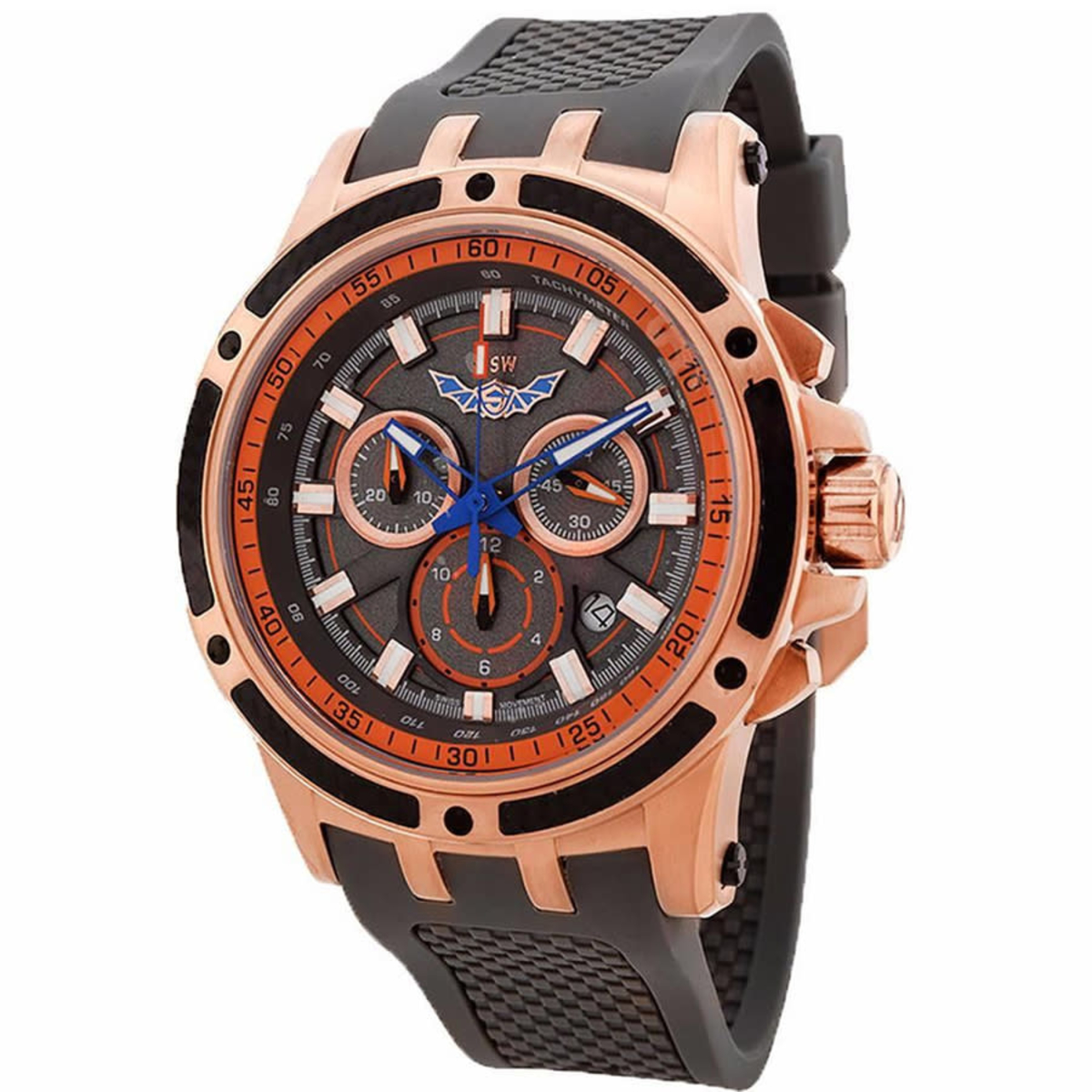 ISW Classic Chronograph Quartz Black Dial Mens Watch ISW100404