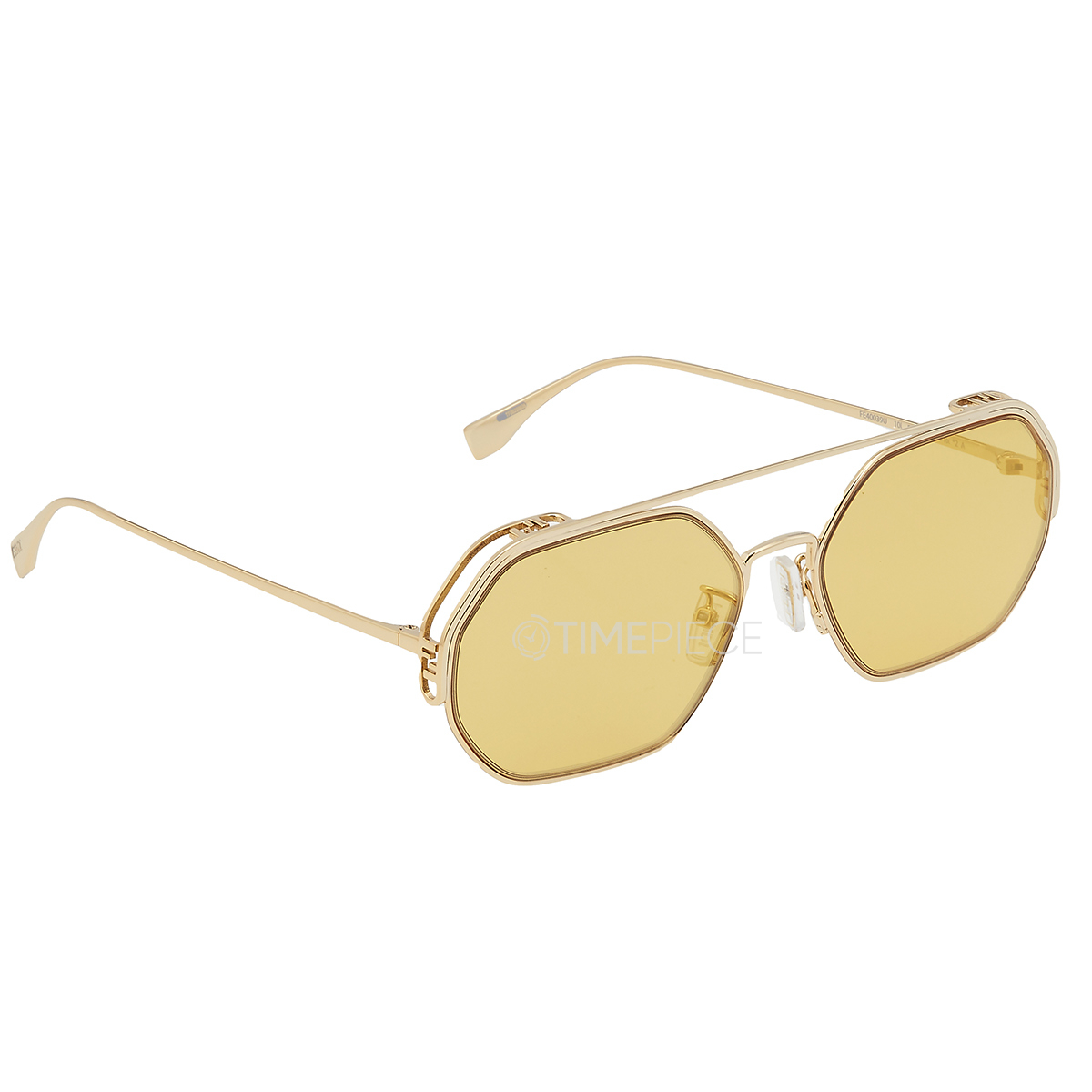 Fendi mirrored on sale geometric sunglasses
