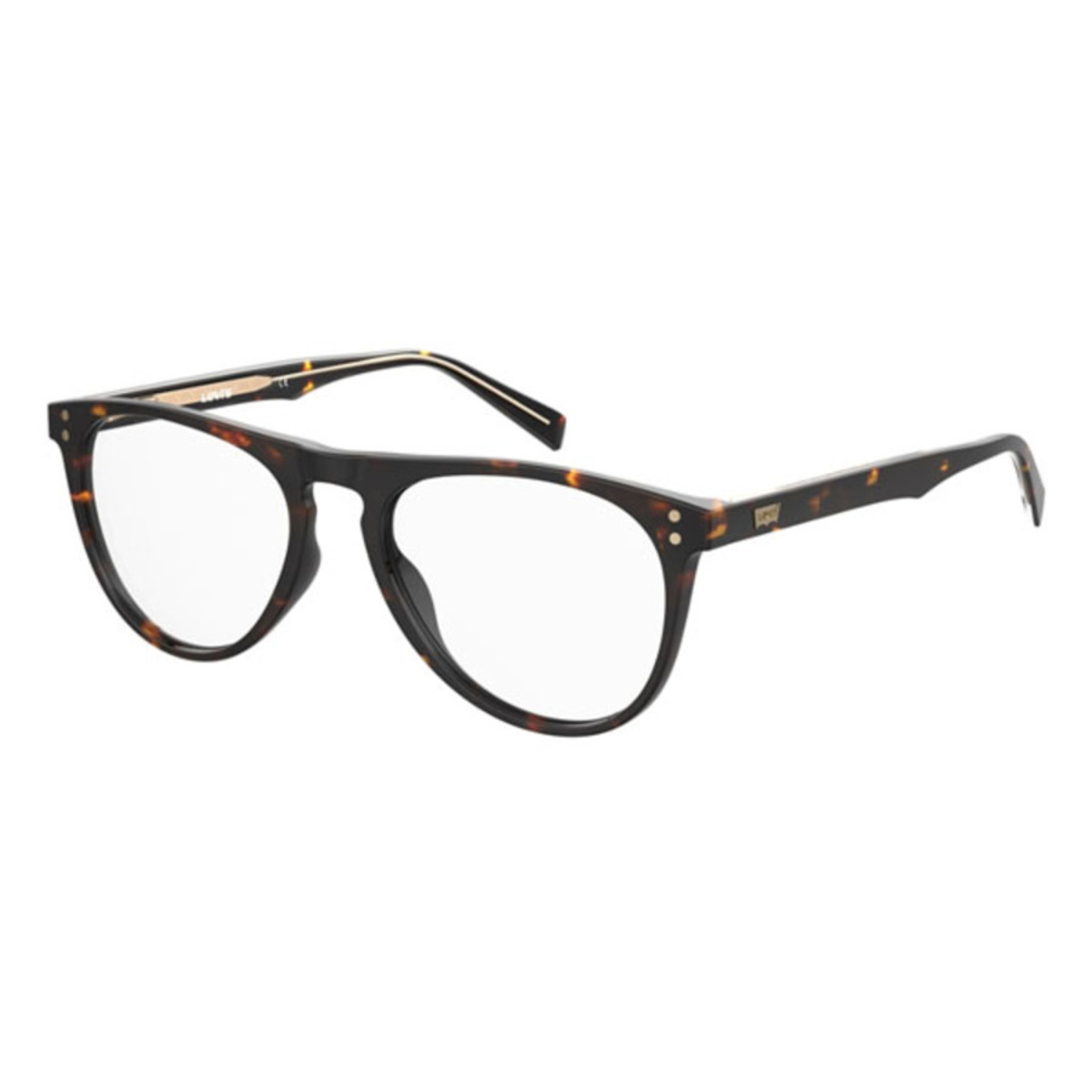 Levi's Mens Tortoise Oval Eyeglass Frames LV501400860054