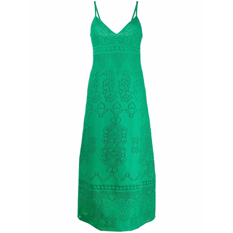 Valentino Garavani Heavy Lace Long Dress