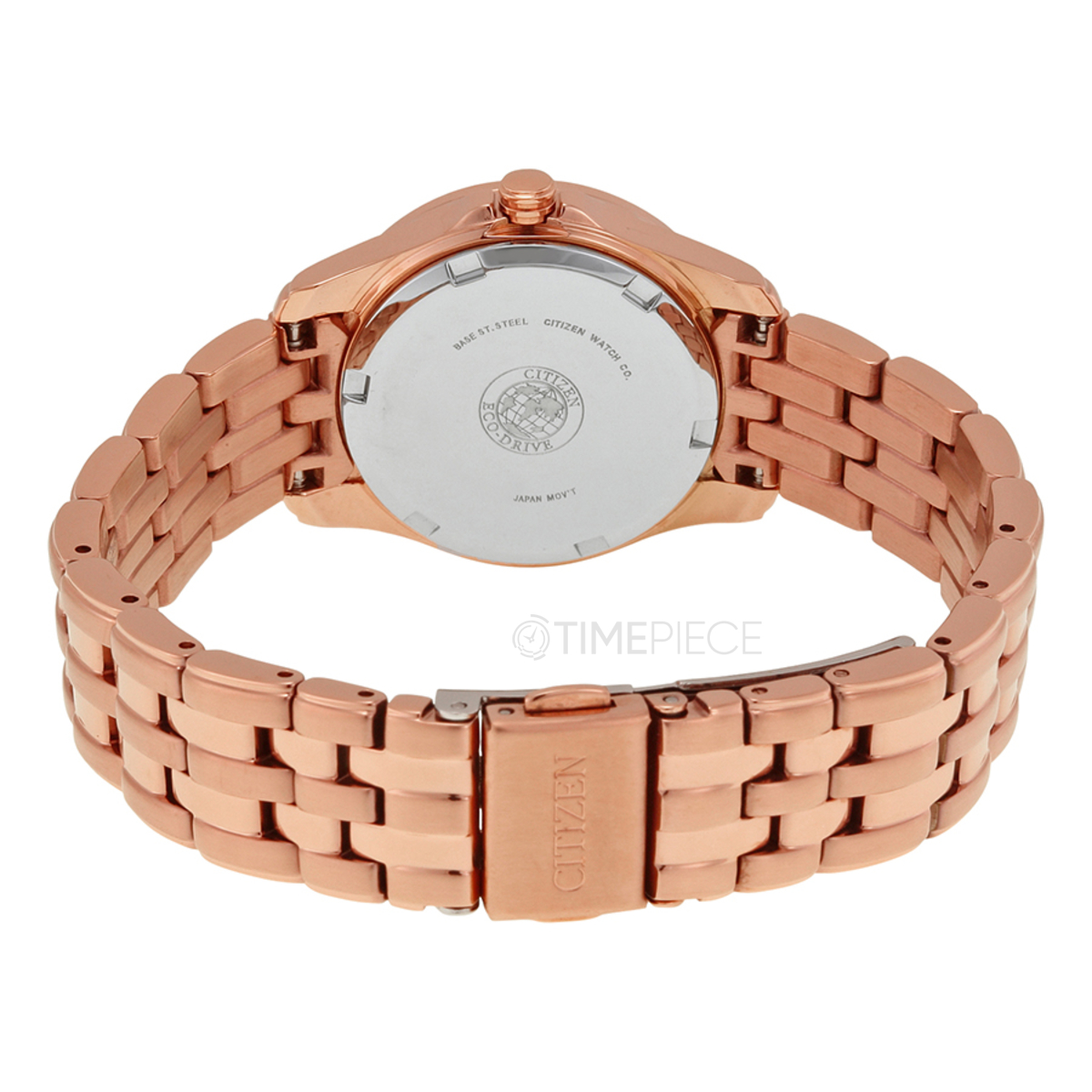 Citizen Silhouette Crystal Eco-Drive Rose Gold Watch