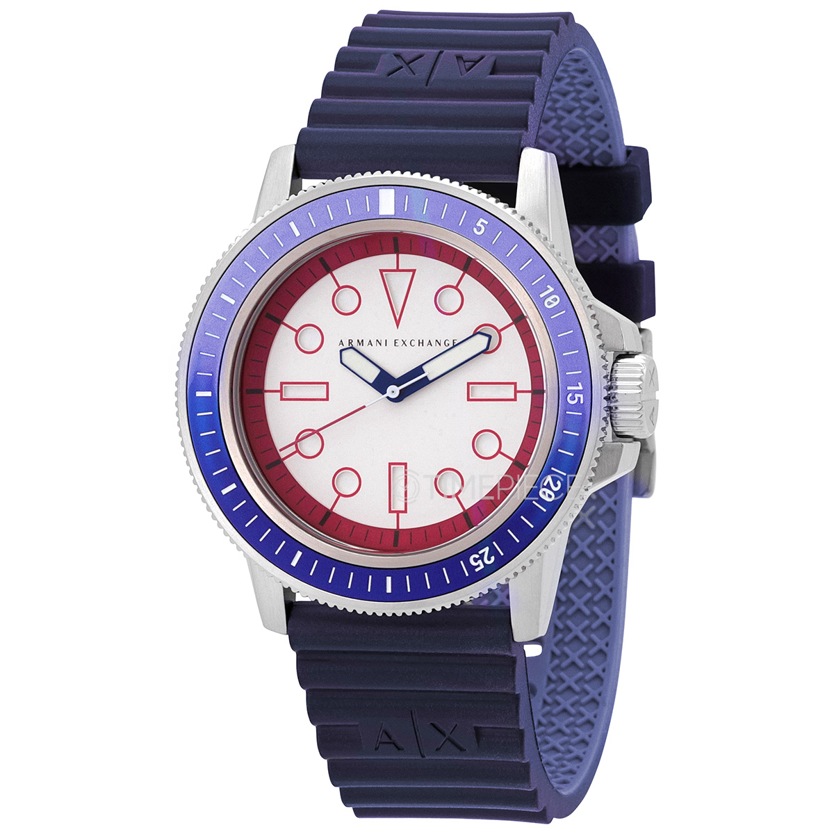 Armani Exchange Leonardo Quartz White Dial Mens Watch AX1859