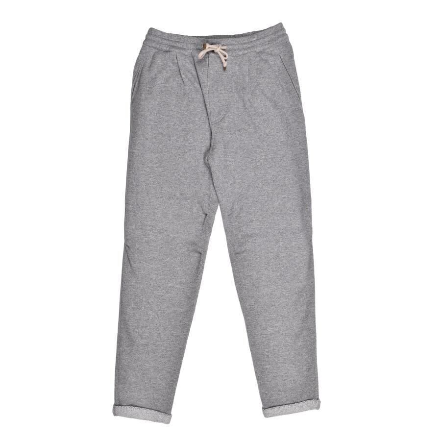 Brunello Cucinelli Gray Cashmere Athletic Trousers