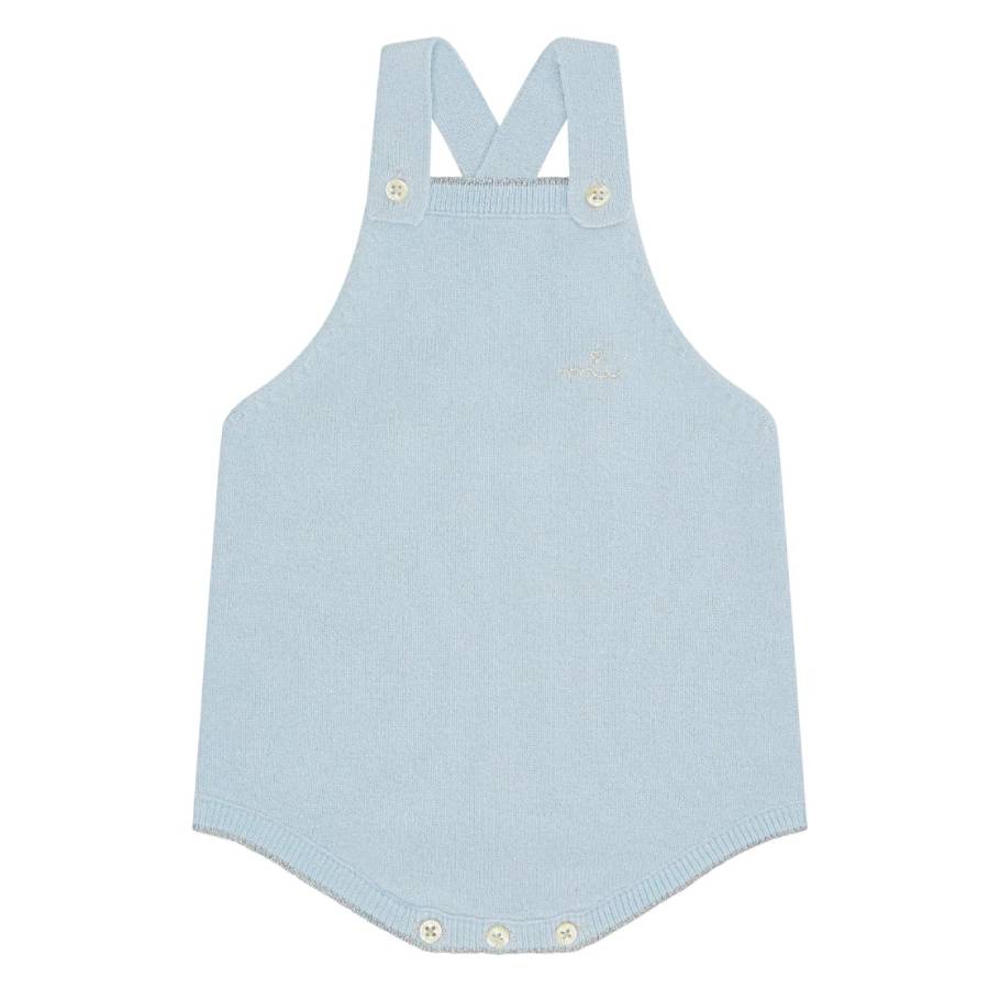 Marie Chantal Infant MC Embroidered Cashmere Sparkle Romper