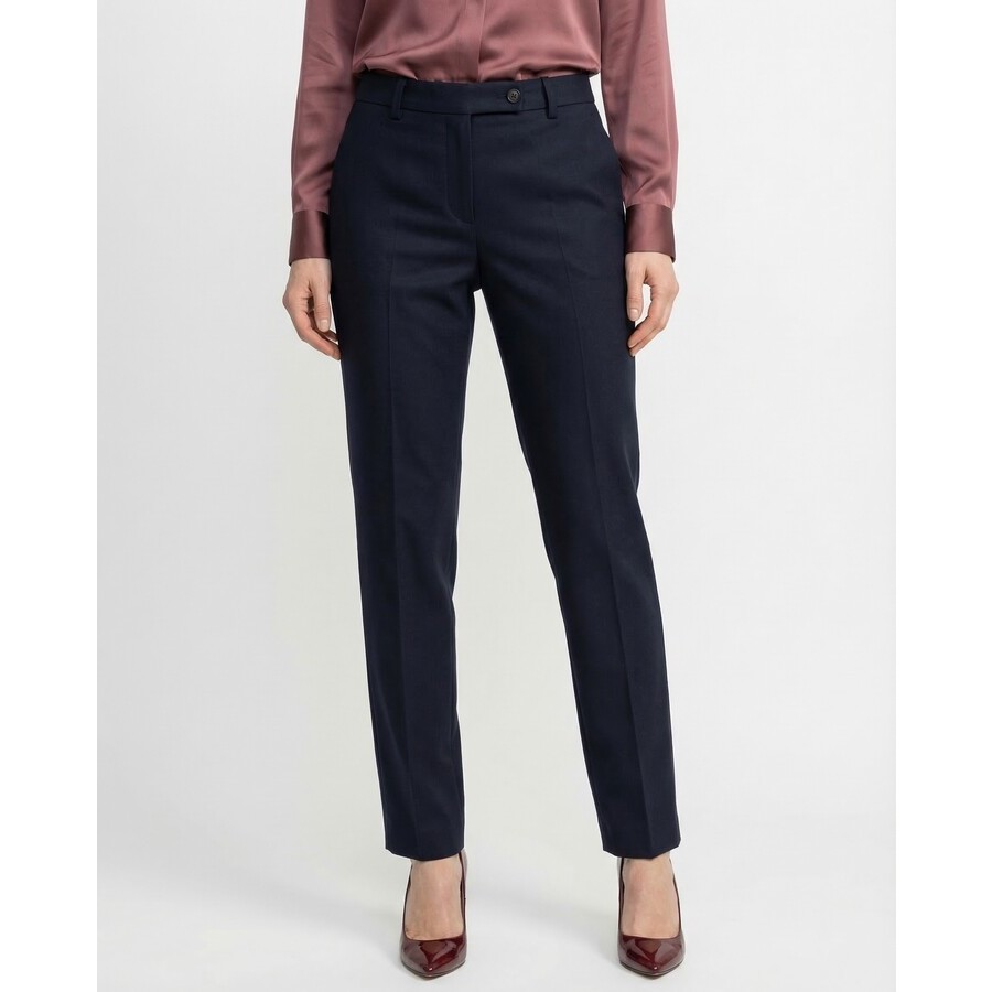 Brunello Cucinelli Wonavy Tailored Cotton Trousers