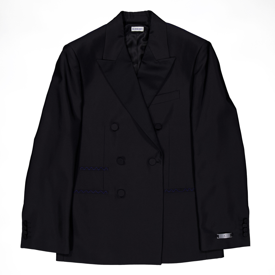Burberry Double-Breasted Wool-Blend Blazer