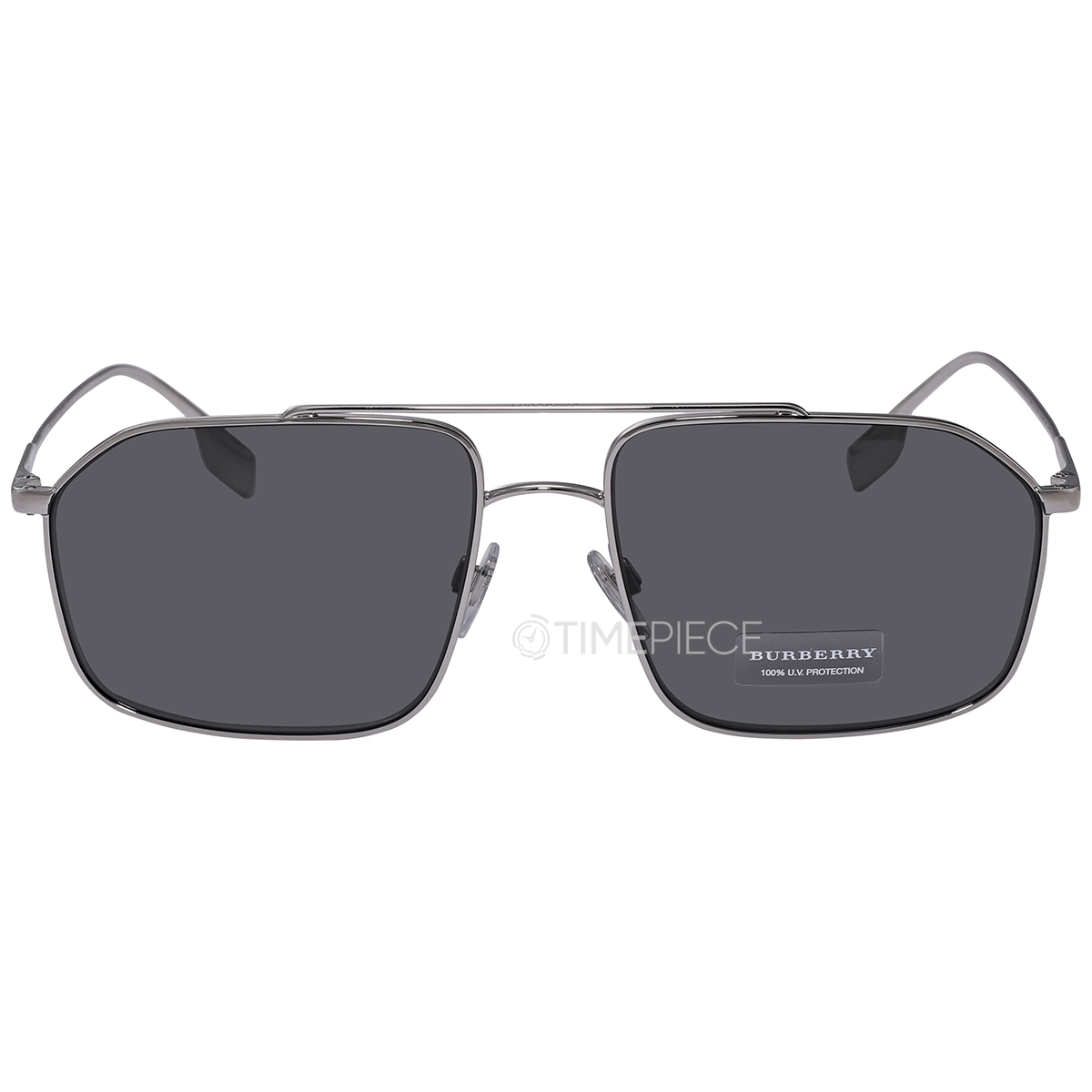 Burberry Webb Dark Grey Pilot Mens Sunglasses BE3130 100587 59