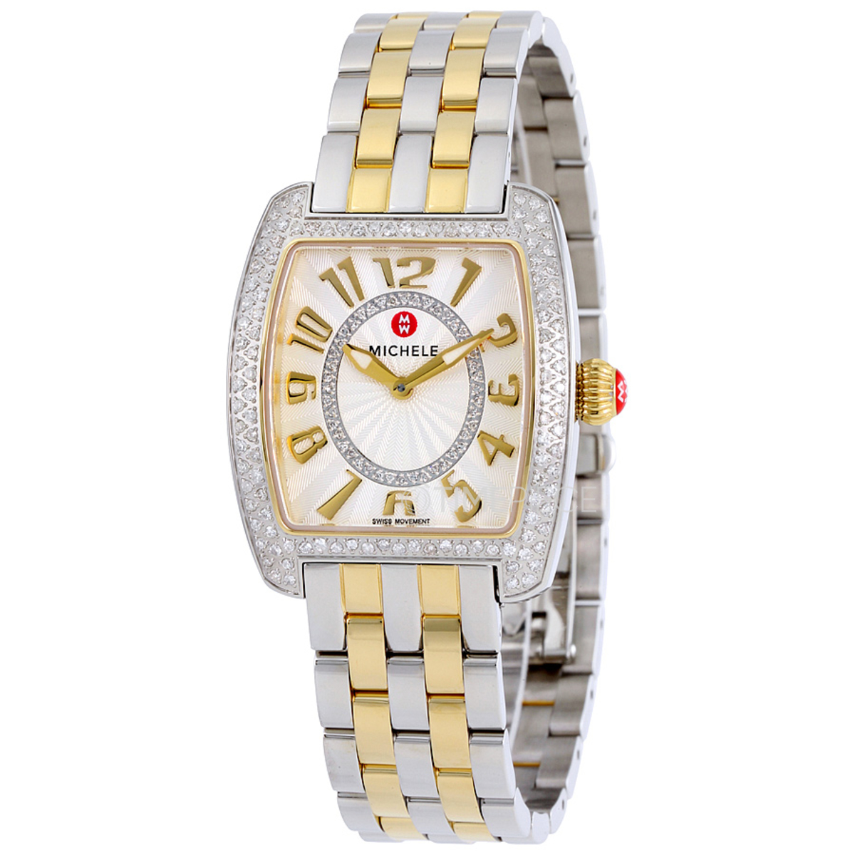 Michele Meggie Gold Diamond Watch MWW33B000003