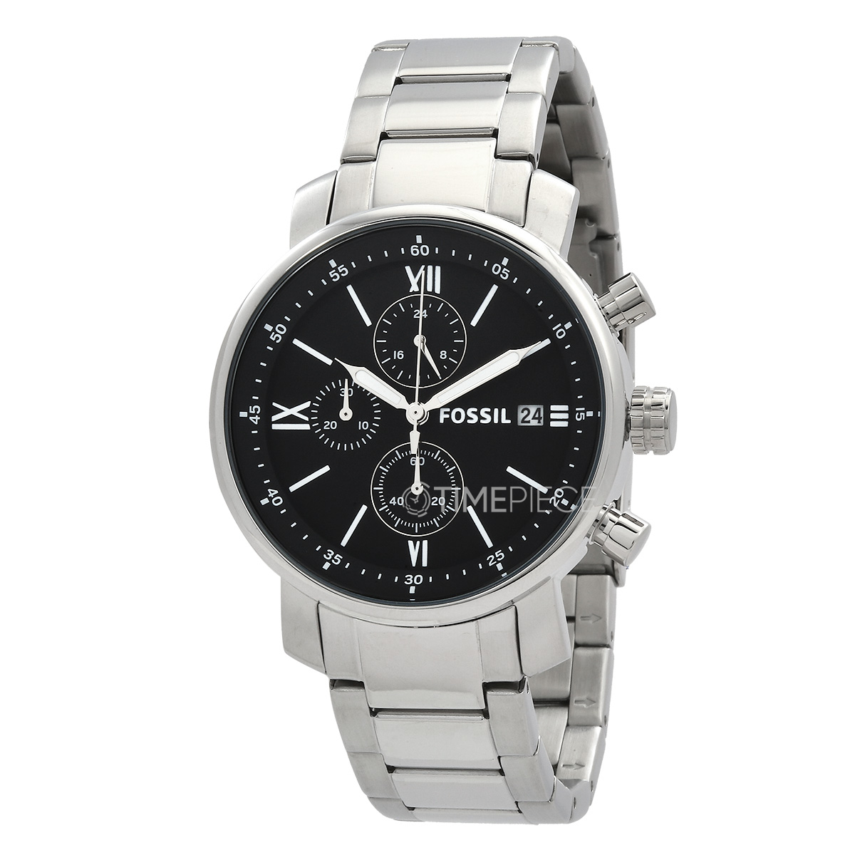 Fossil Rhett Chronograph Quartz Black Dial Mens Watch BQ1000