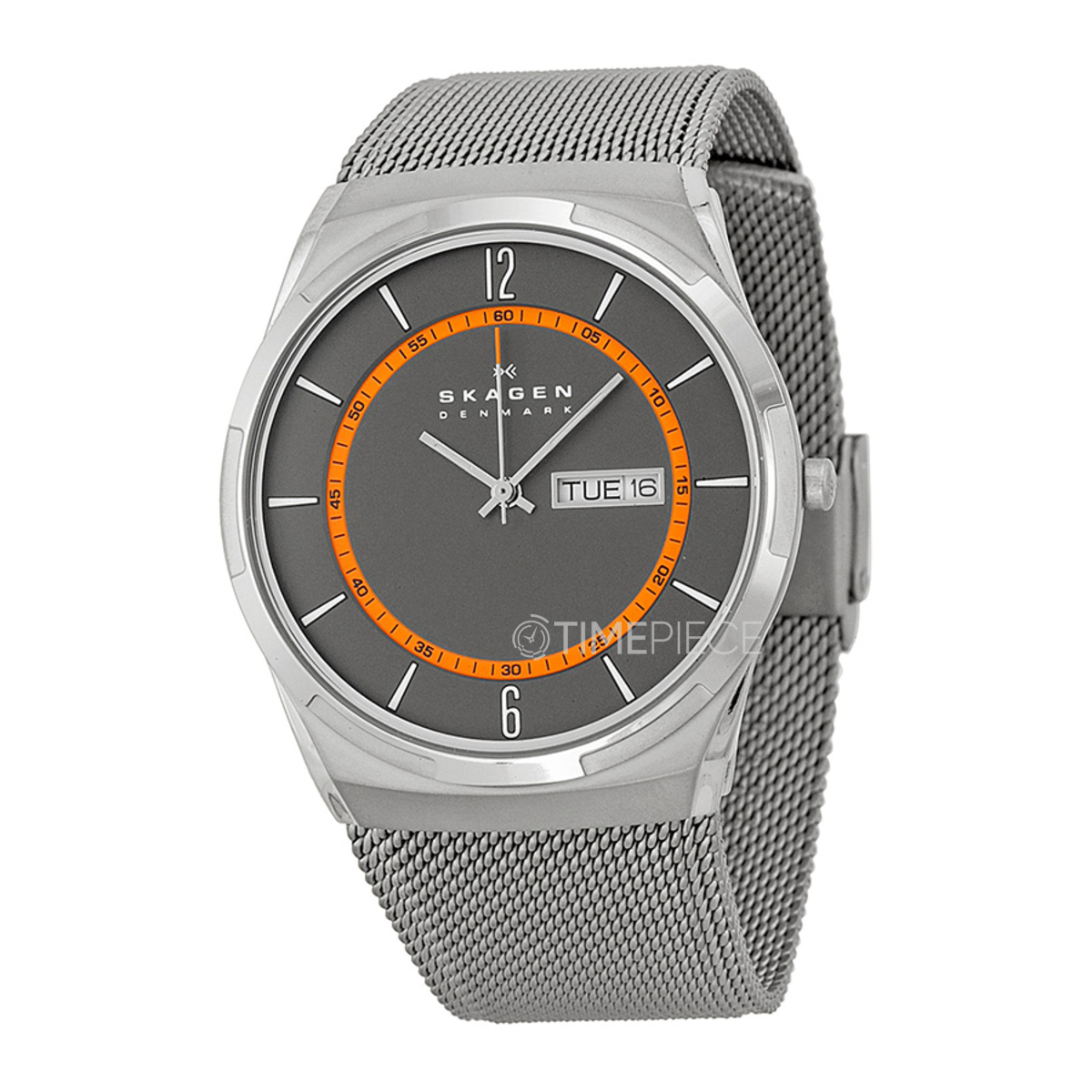 Skagen Melbye Grey Dial Grey Mesh Mens Watch SKW6007