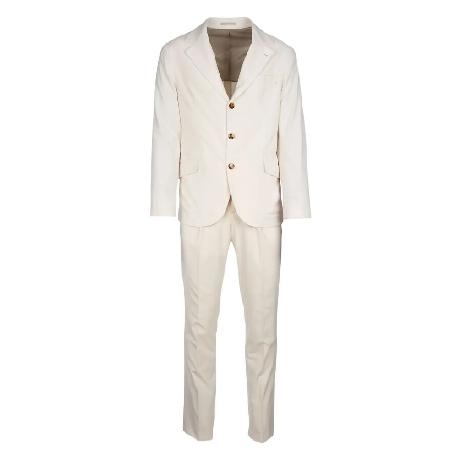 Brunello Cucinelli Off White Tailored Suit